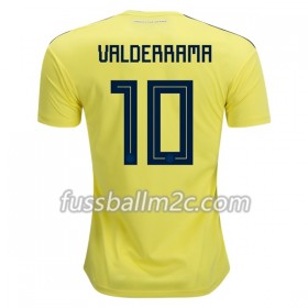Fußballtrikots Kolumbien Valderrama 10 Heim Trikotsatz WM 2018